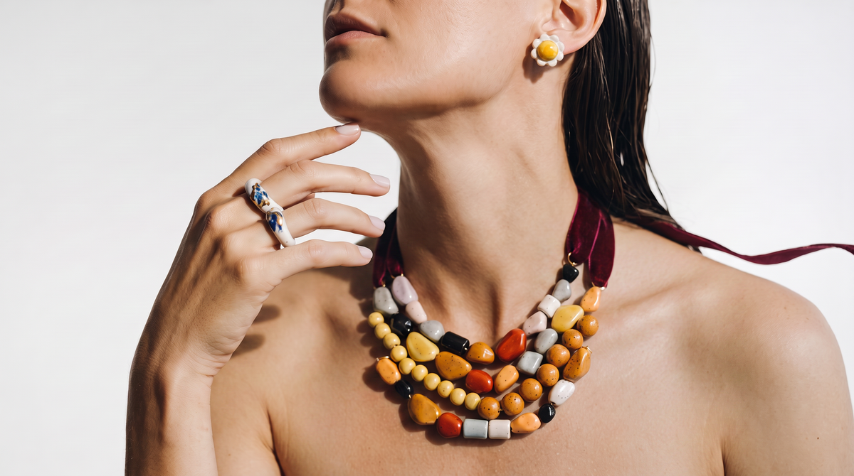 Colección de joyas de Jacintos cerámica
