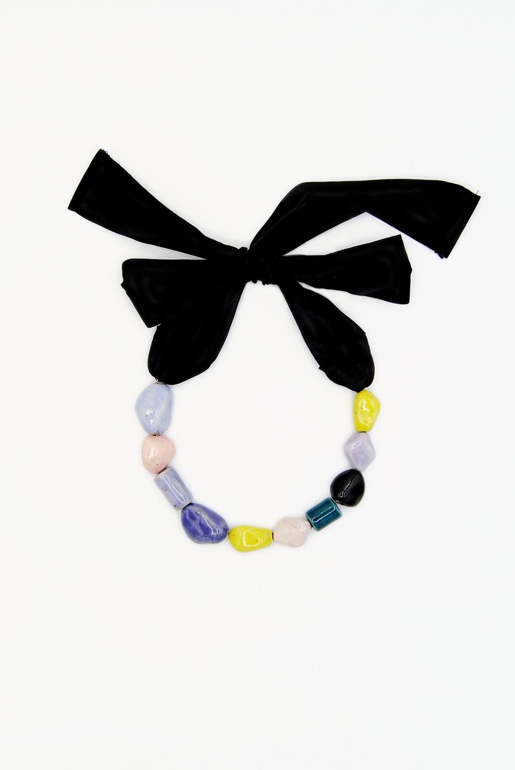 Collar piedras lazo